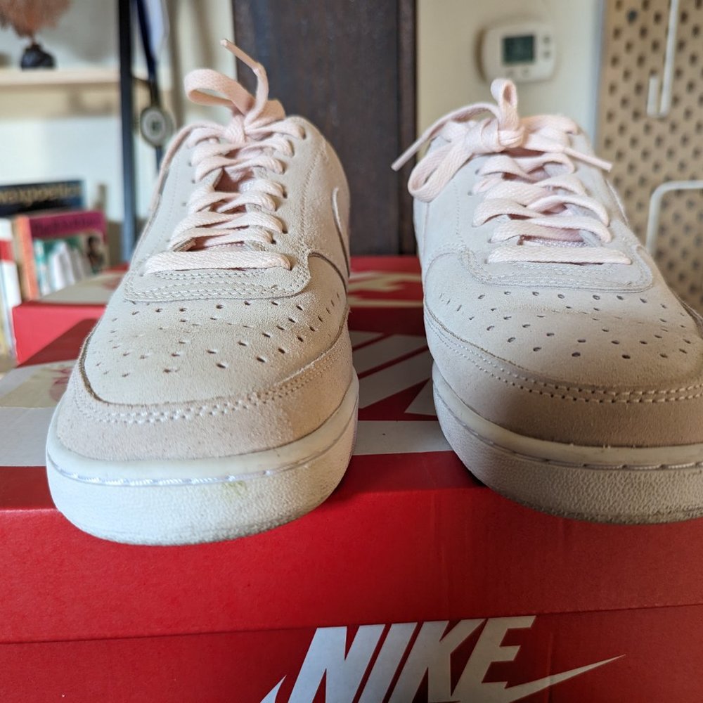 Nike Ebernon Low Pink Suede Monochrom - Picture 5 of 10